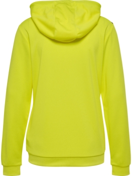 Preview: Damen Hummel Authentic Zip Hoodie - Blazing yellow